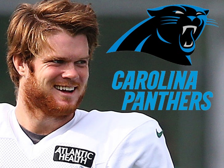 Sam Darnold tried to draw the Panthers' logo, and created a haunted slug 