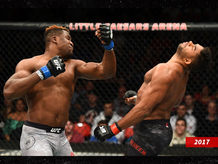 Francis Ngannou Alistair Overeem