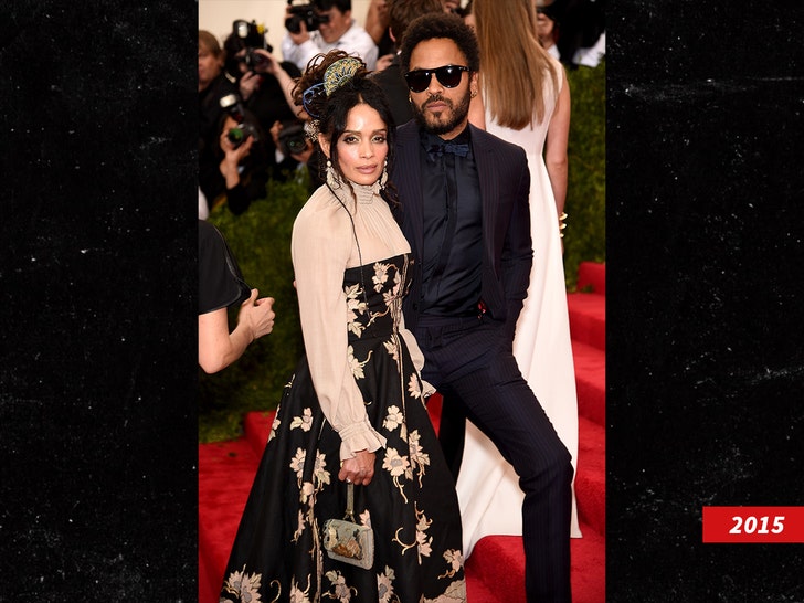 lenny kravitz and lisa bonet getty 3