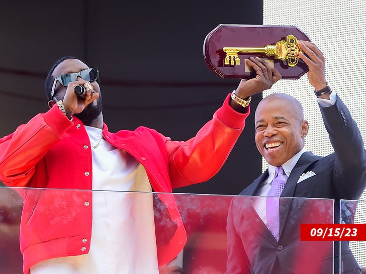 diddy getting key to the city