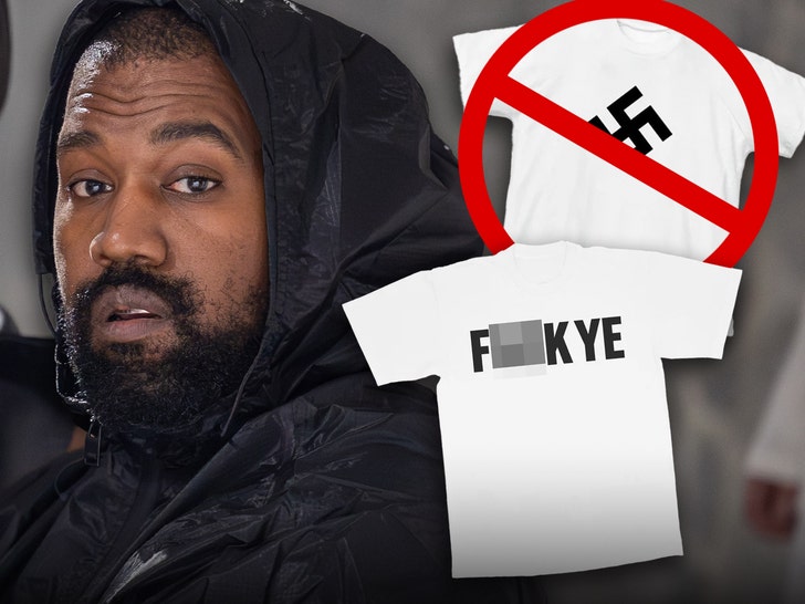 Kanye West Fick Kanye swastika shirt