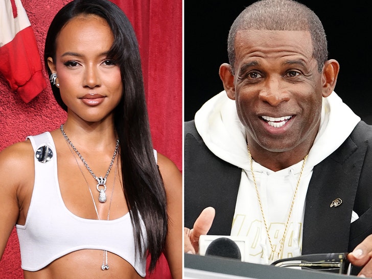 karrueche tran deion sanders getty