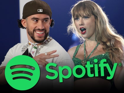 bad bunny taylor swift spotify getty 1