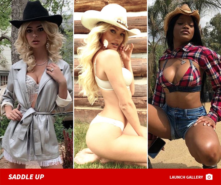 Sexy Celebrity Cowgirls -- Yeehaw!