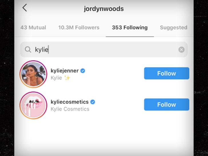 Kylie Jenner Unfollows Jordyn Woods on Instagram