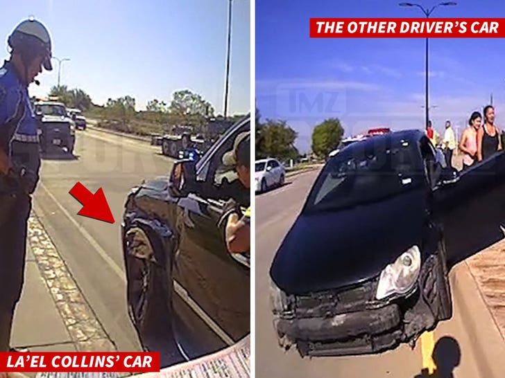 NFL's La'el Collins Complained Of Neck Pain After Car Crash, Police Video  Shows