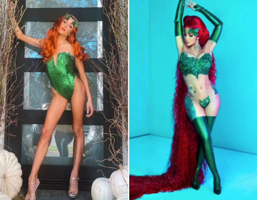 Nastia Liukin vs. Cardi B -- Poison Ivy Edition