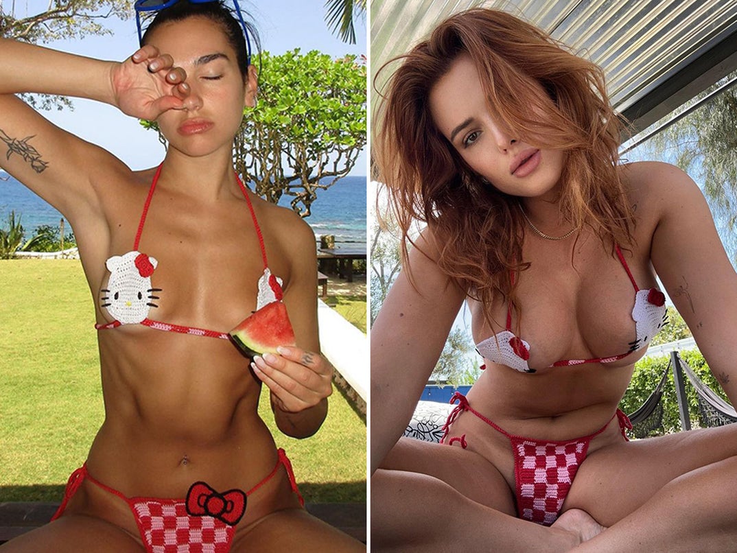 Dua Lipa vs. Bella Thorne -- Hello Kitty Bikini Babes Edition