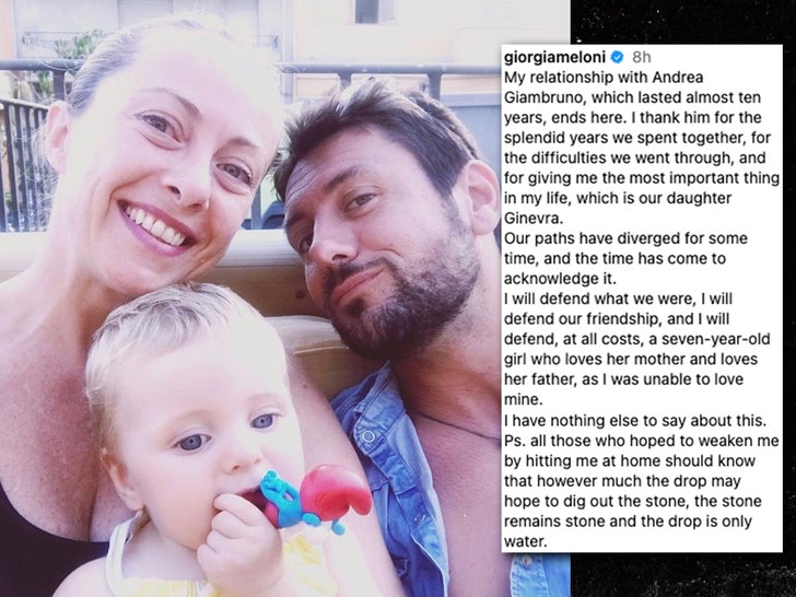 Italian Prime Minister Breaks Up with Partner Who Wanted a Threesome