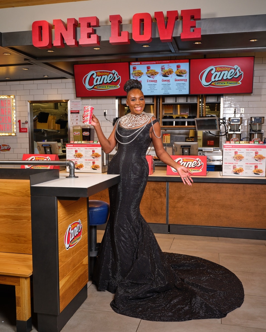 Venus Williams Raising Canes 4