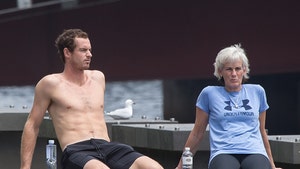 Andy Murray Topless Sunbathing with Mom After Retirement Announcement