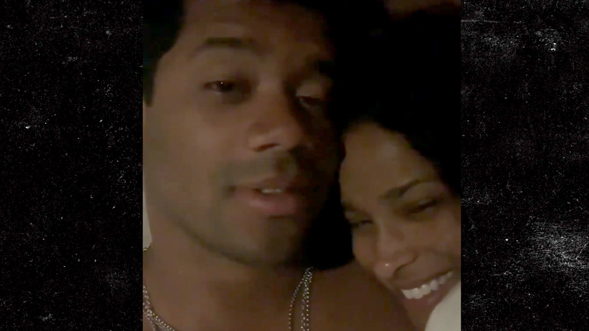 Russell Wilson and Ciara paid a video visit to Denny Middle School