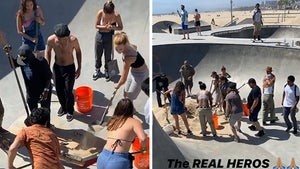 Skateboarders Remove Sand From Iconic CA Park, Defy Officials' Orders