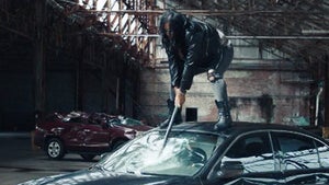 AEW's Nyla Rose Takes Sledgehammer to Jaguar In Wild New Trailer By Director X!