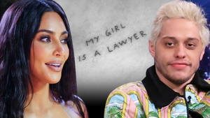 Kim Kardashian Shows Off Pete Davidson's 'My Girl Is A Lawyer' Tattoo