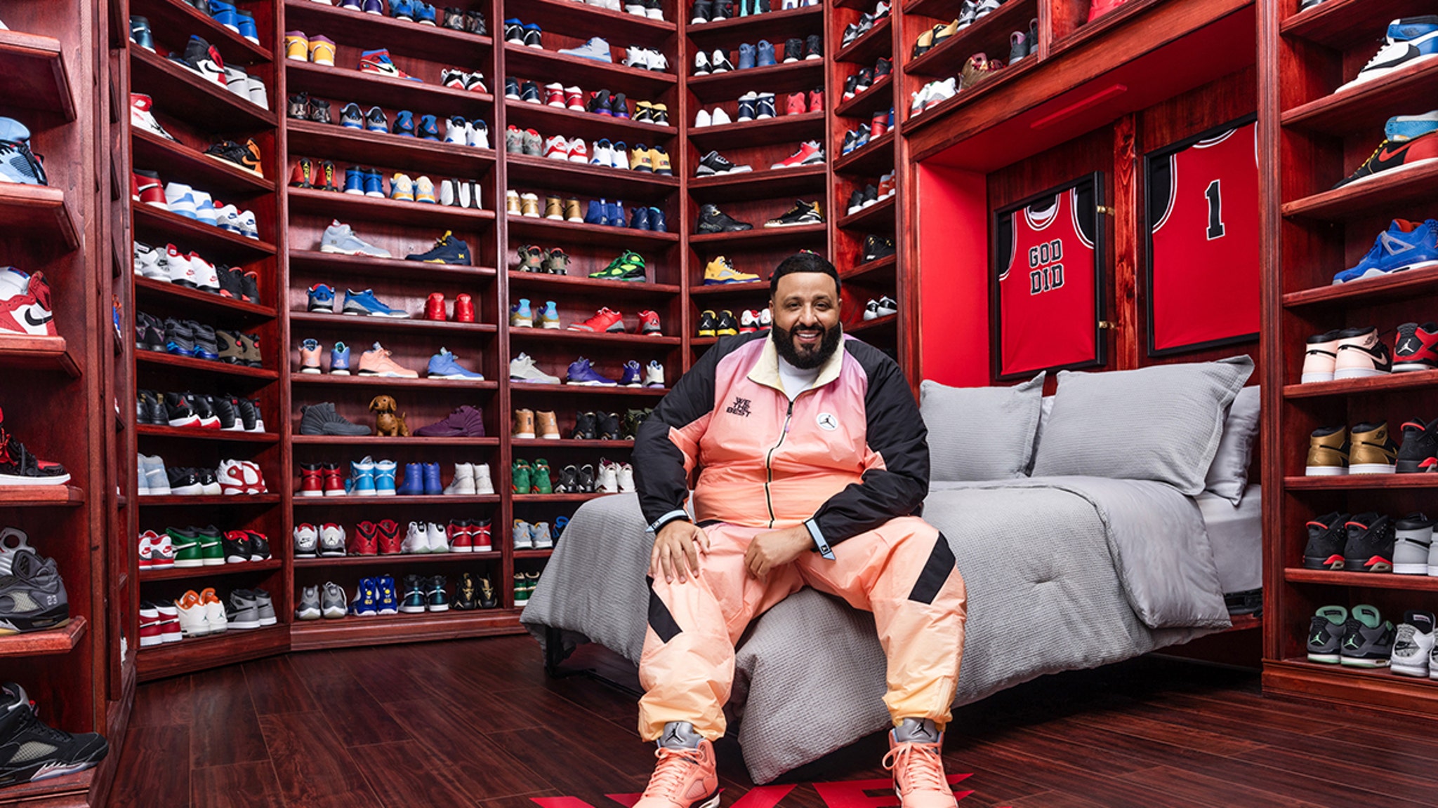DJ Khaled Offering Airbnb Stay with Recreated Legendary Sneaker Closet