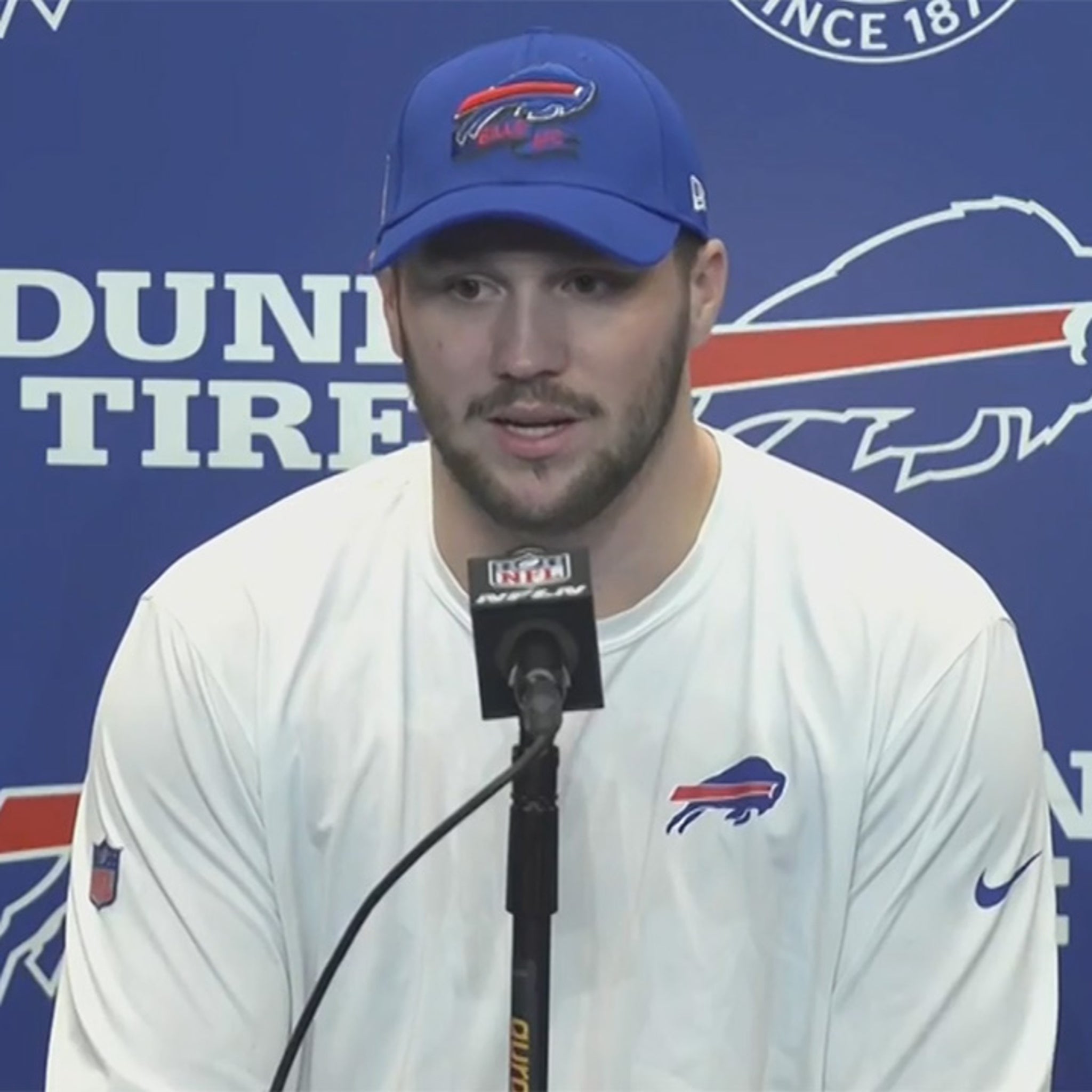 Bills' Hamlin is breathing on his own, joins team via video