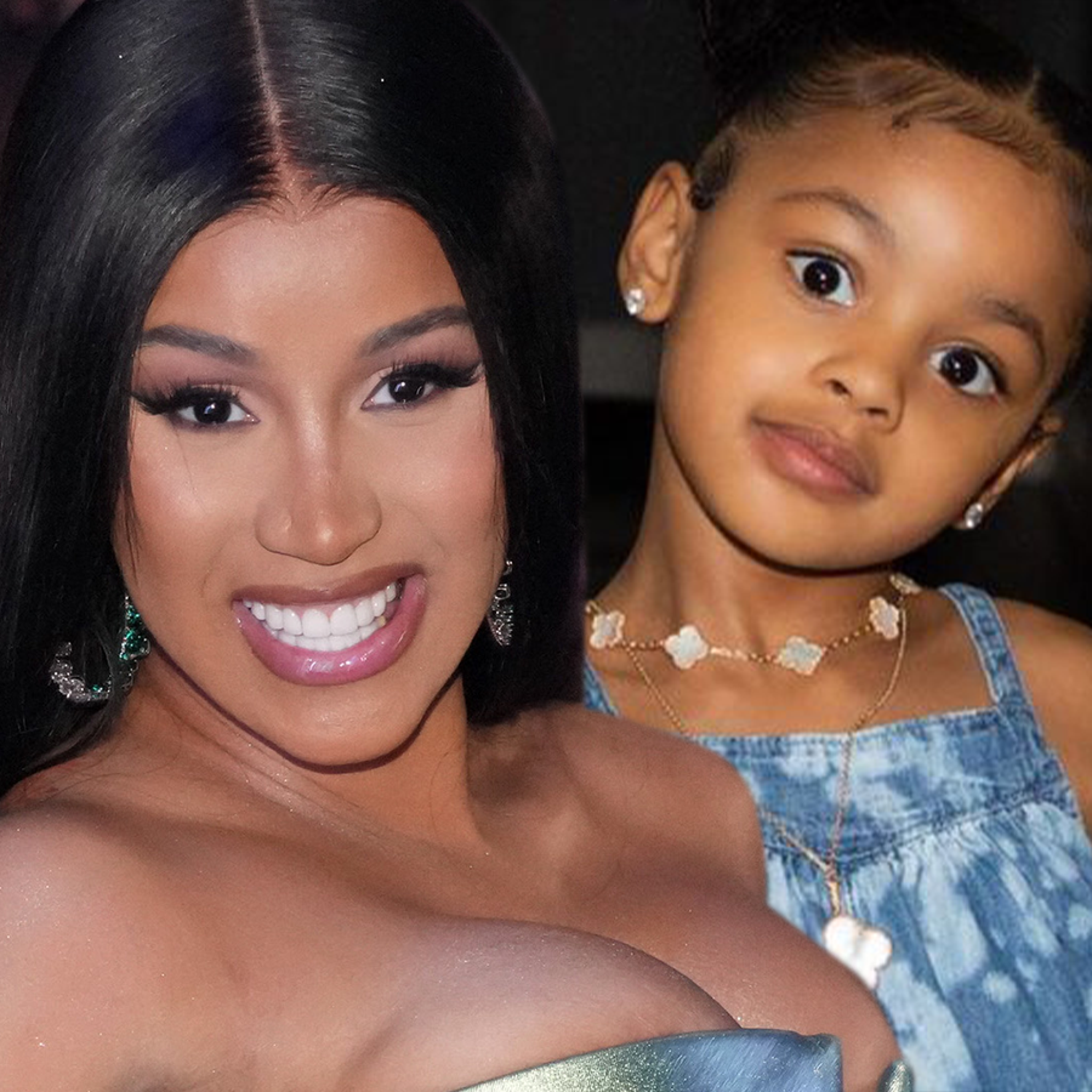 Cardi B shares sweet family photo with Offset and their 2 kids