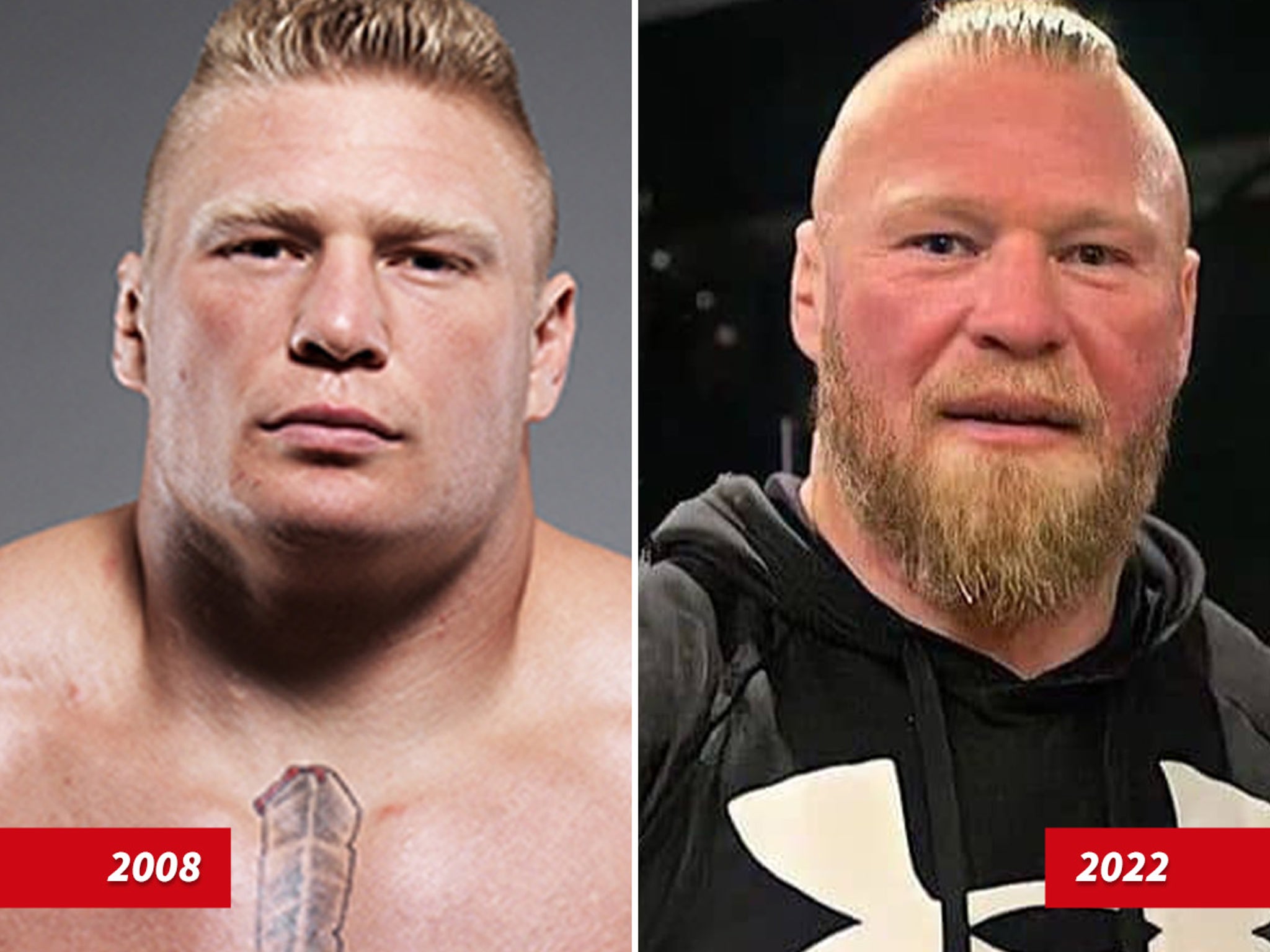 More Photos Of Brock Lesnar's New Look - WWF Old School