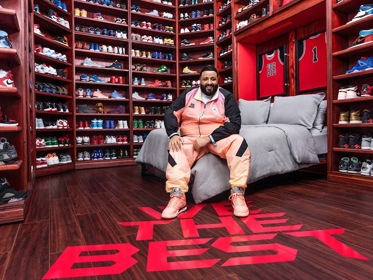 DJ Khaled's Recreated Airbnb Sneaker Closet