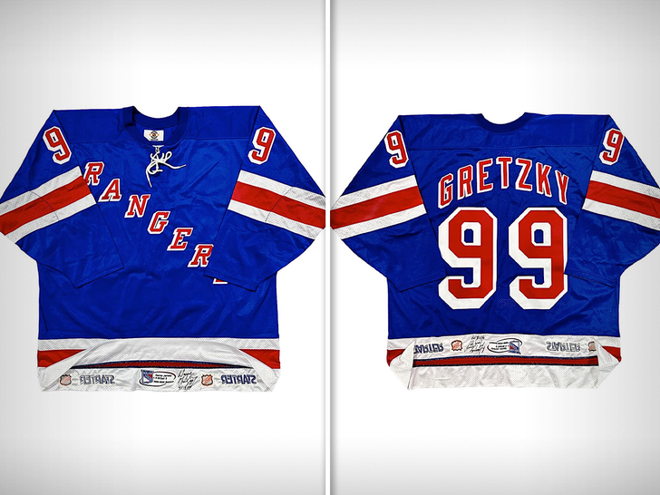 Wayne gretzky store game worn jersey