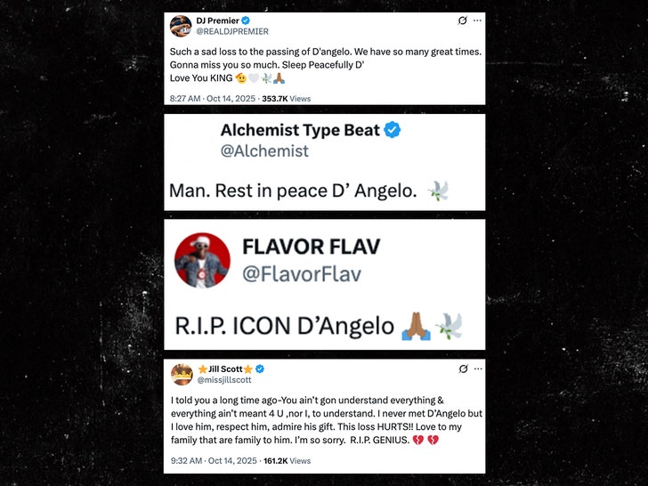 dangelo reactions to death x 1