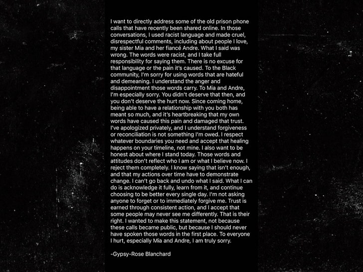 gypsy rose blanchard statement insta 1