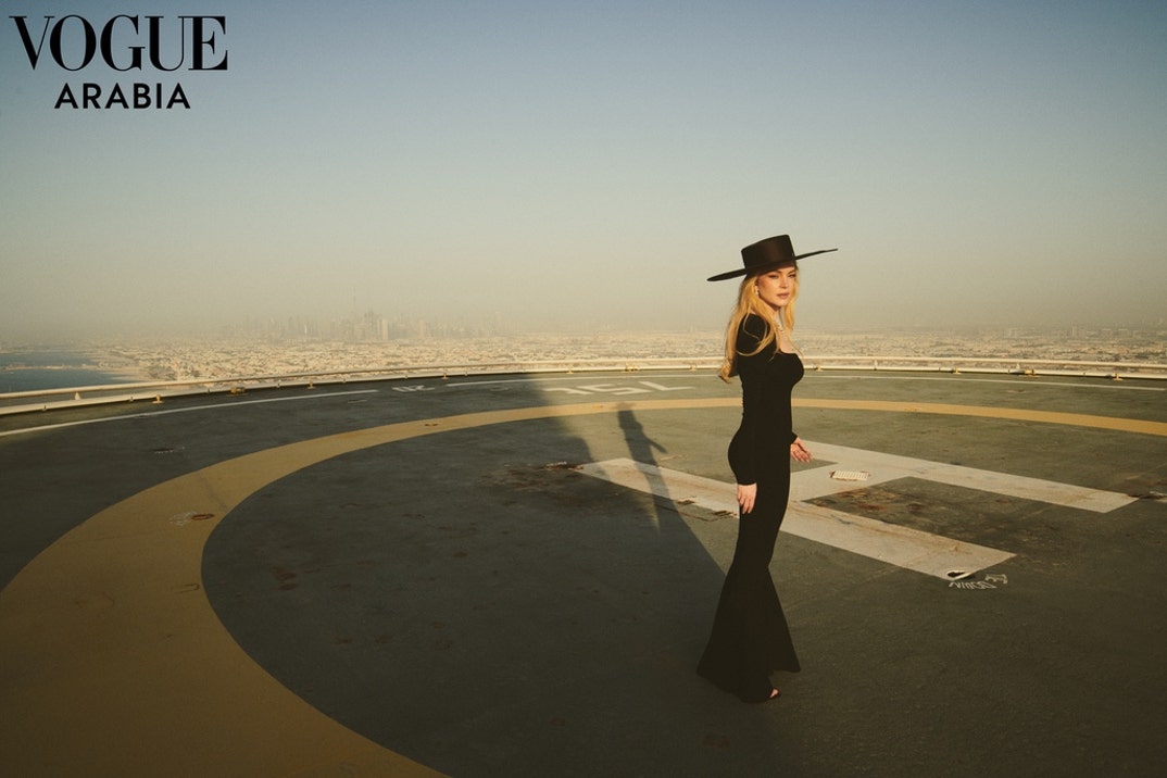 Lindsay Lohan Vogue Arabia 2