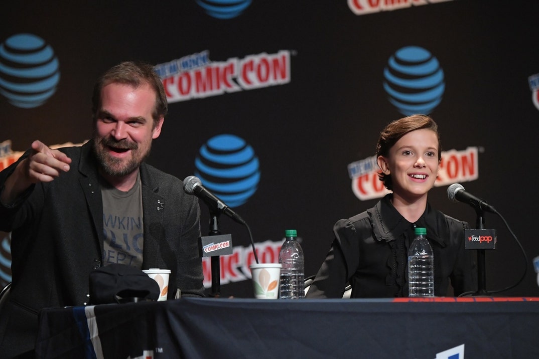 Millie Bobby Brown David Harbour Through The Years 1