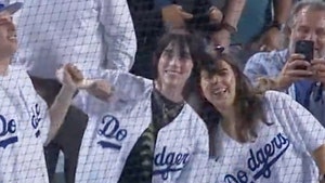 Billie Eilish Hits Dodgers Game With Fam, Rocks Out To 'Bad Guy'