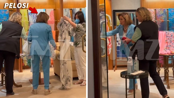 Rep. Nancy Pelosi’s Retail Therapy Ahead of Controversial Taiwan Trip