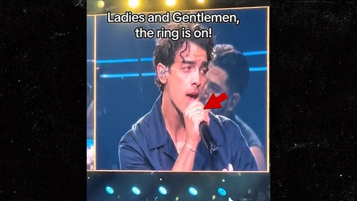 Joe Jonas Wears Ring at Concert Despite Looming Divorce from