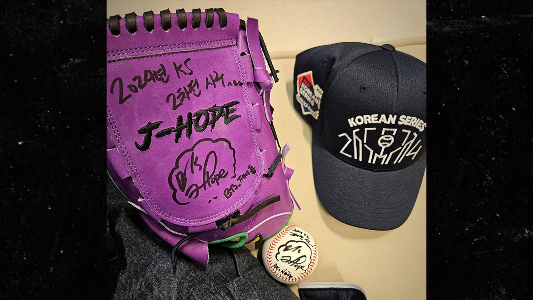BTS' J-Hope Throws First Pitch At Korean Series Game After