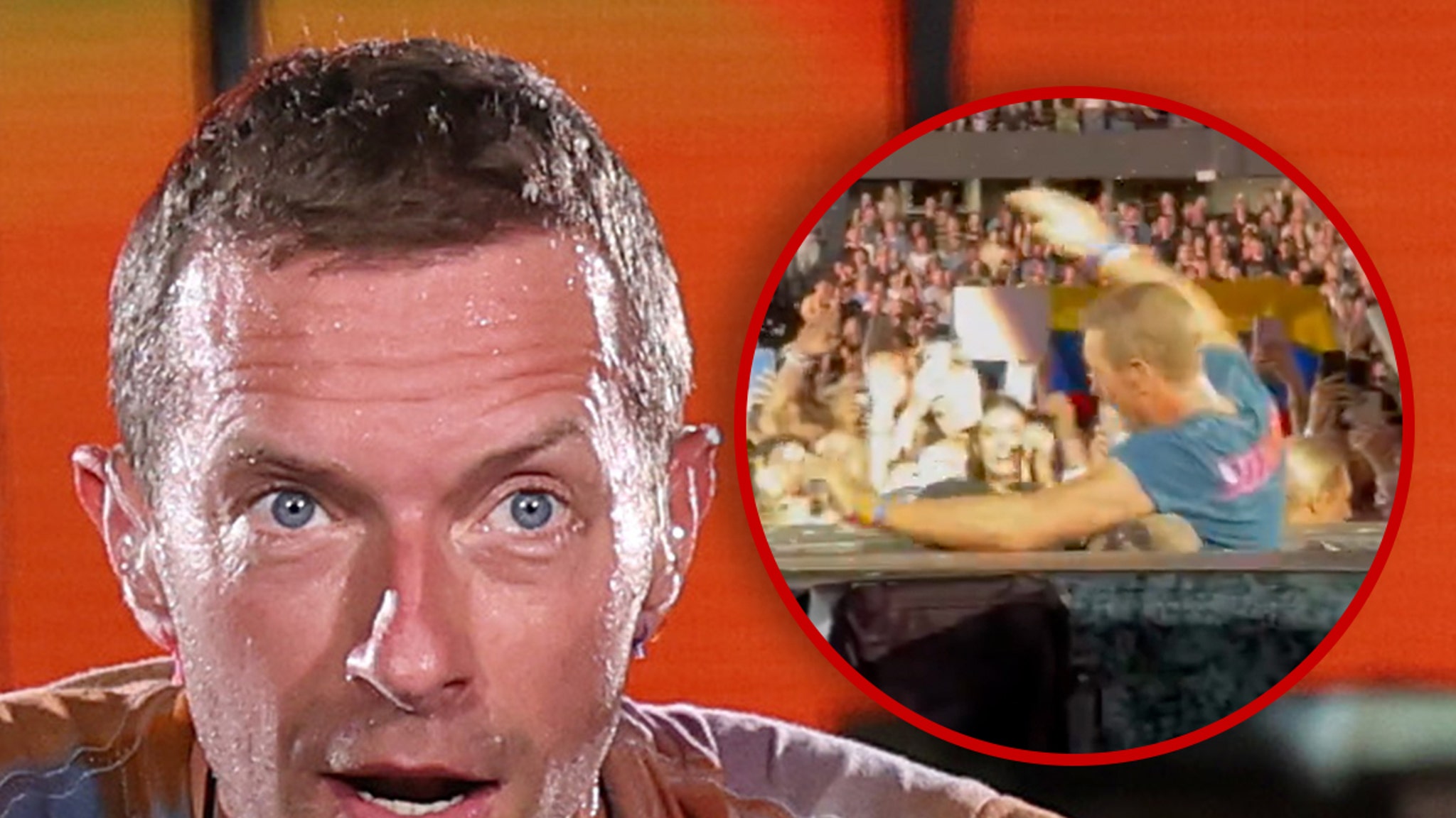 Chris Martin Falls Through Trapdoor During Australia Concert