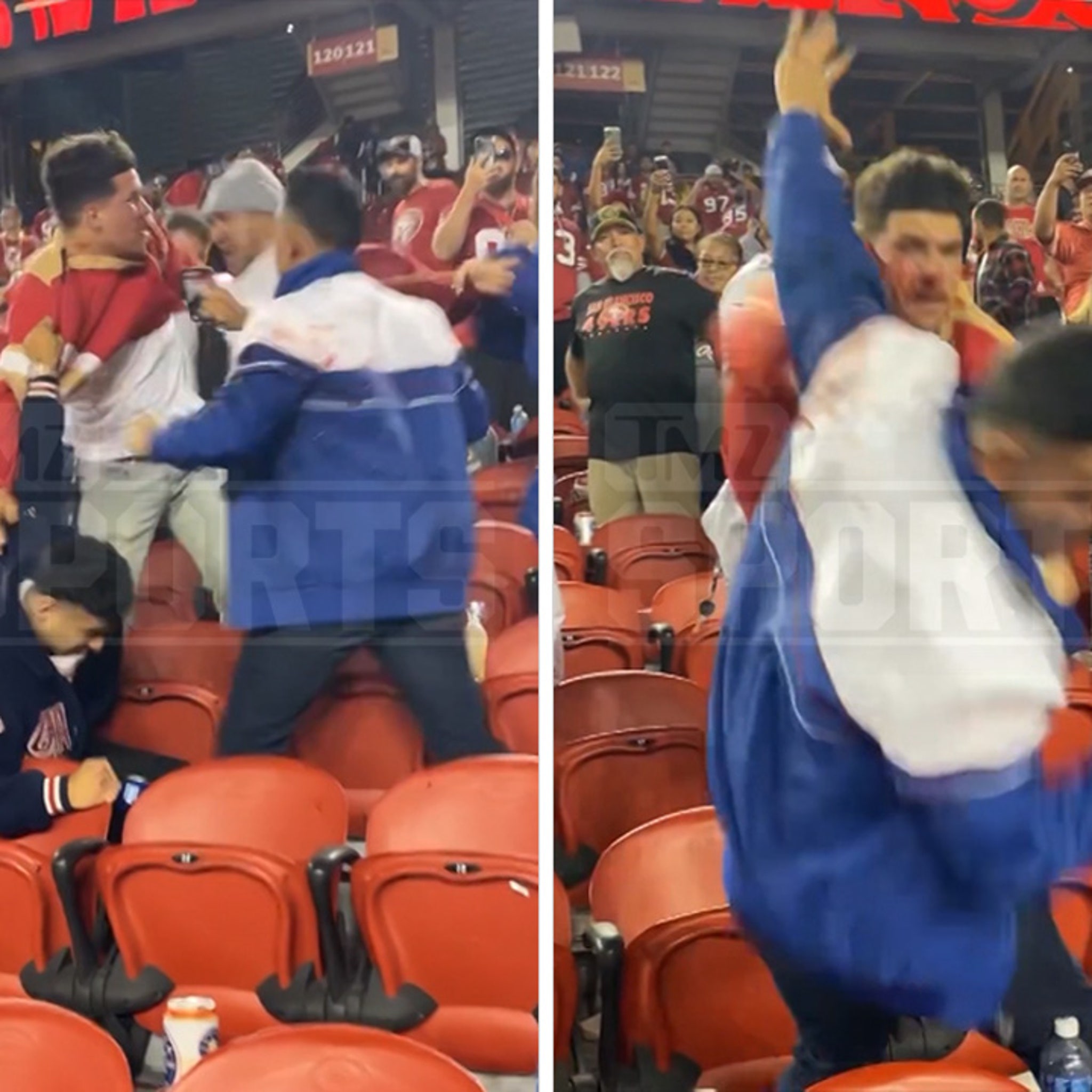 Brawl breaks out in stands during NFL game between 49ers and