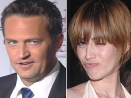 Matthew Perry and Lizzy Caplan