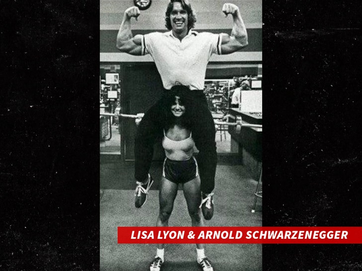 Lisa Lyon and Arnold Schwarzenegger