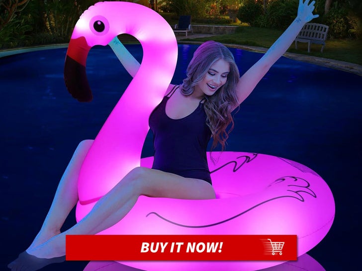 inflatable flamingo pool float