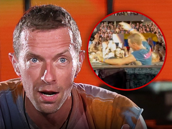 Chris Martin Falls Through Trapdoor During Australia Concert