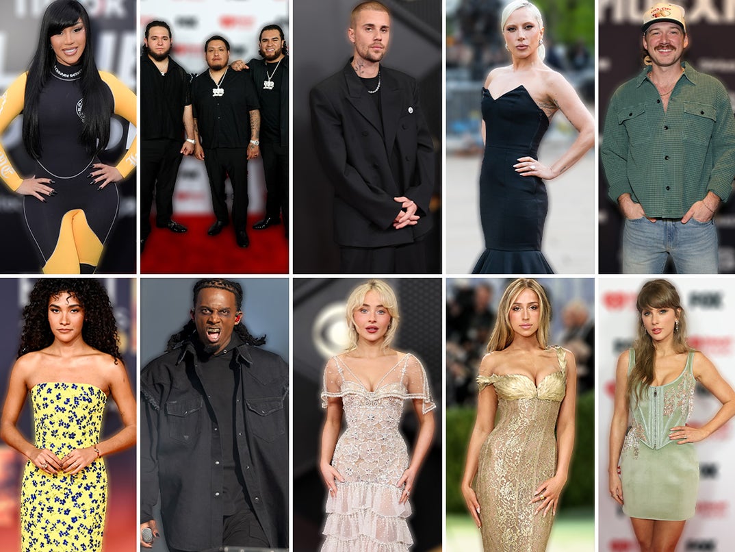 Cardi B - AM I THE DRAMA? / Fuerza Regida - 111xpantia / Justin Bieber - SWAG / Lady Gaga - Mayhem / Morgan Wallen - I'm The Problem / Olivia Dean - The Art Of Loving / Playboi Carti - MUSIC / Sabrina Carpenter - Man's Best Friend / Tate McRae - So Close To What / Taylor Swift - The Life Of A Showgirl