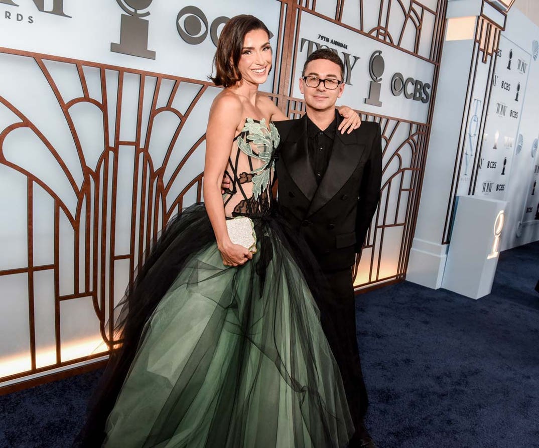 Bronwyn Newport and Christian Siriano