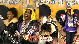 Rihanna Surfaces to Hang Out with A$AP Rocky After Hassan Split
