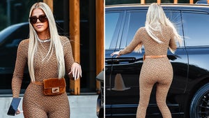 Khloe Kardashian Decked Out in SKIMS X Fendi as She Reappears After COVID
