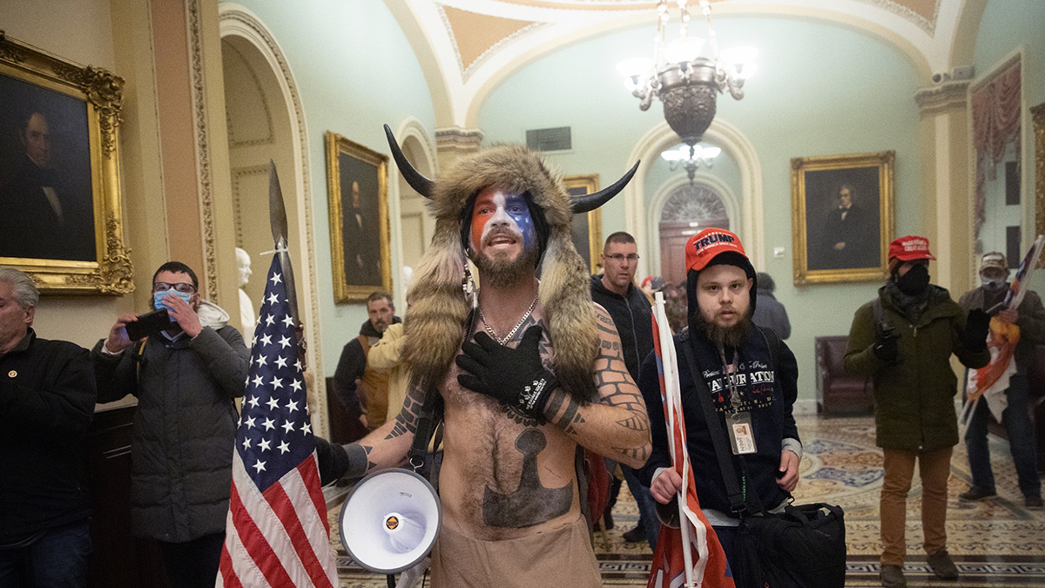 'QAnon Shaman' Gets 41 Months in Prison Over Capitol Riot