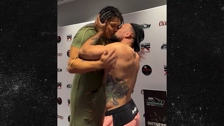 Australian Grappler Craig Jones Kisses Female Opponent During Weigh-In