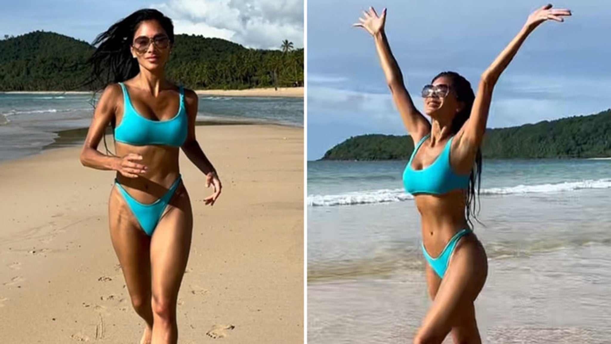 Nicole Scherzinger Stuns in Revealing Blue Bikini! Nicole Scherzinger Stuns in Revealing Blue Bikini!