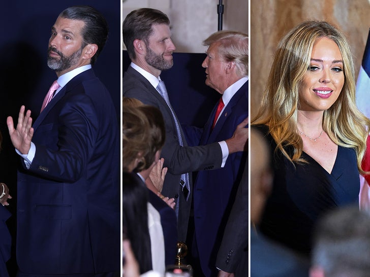 Trump Family At Mar-A-Lago Press Conference