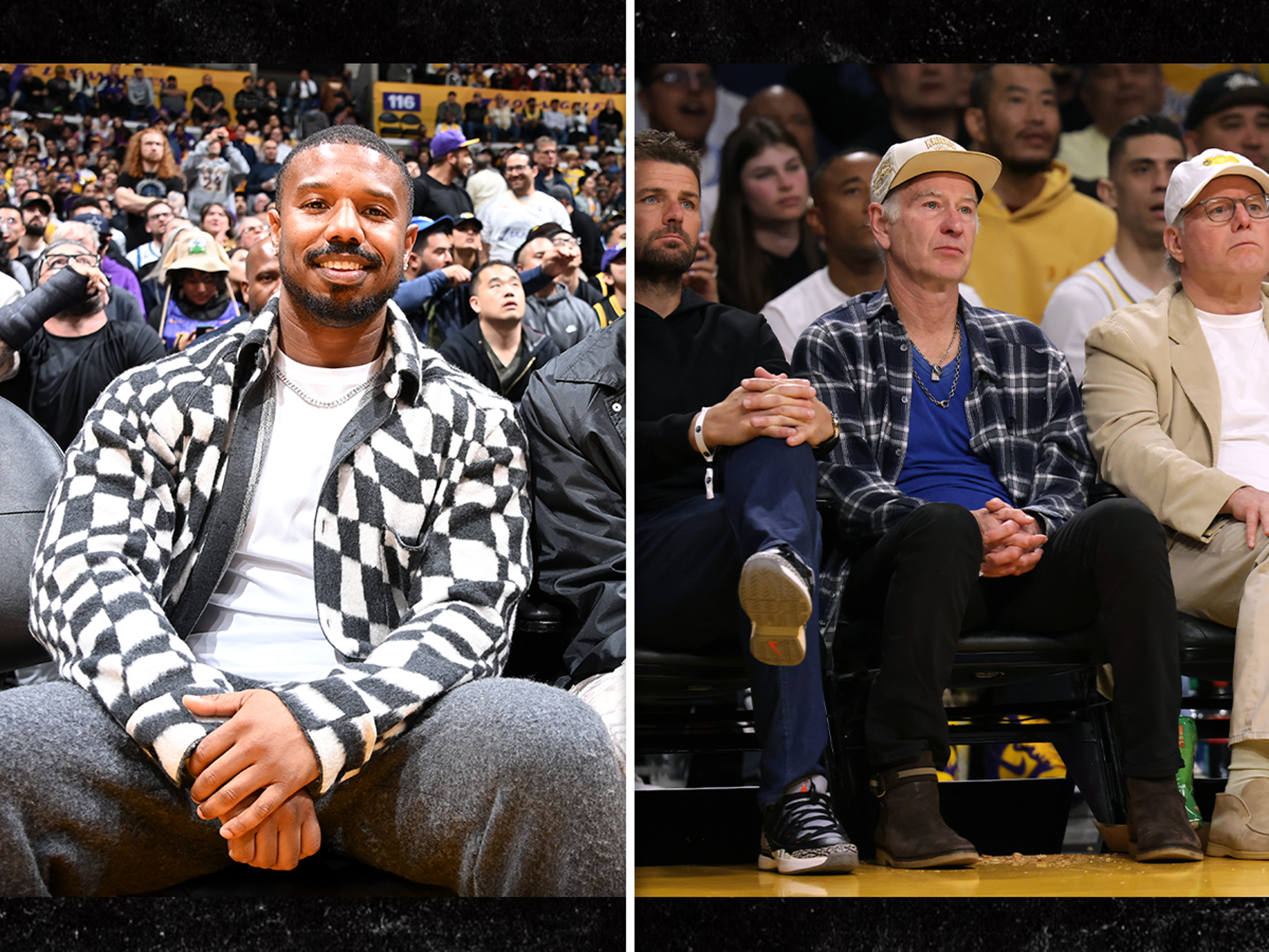 Celebrities Sitting Courtside at Lakers Games Through the Years – Footwear  News