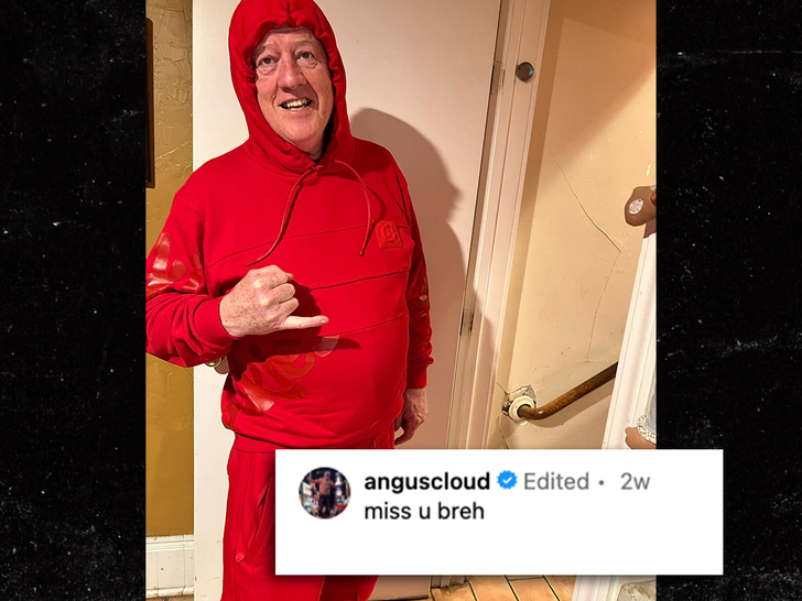 Angus Cloud instagram post.