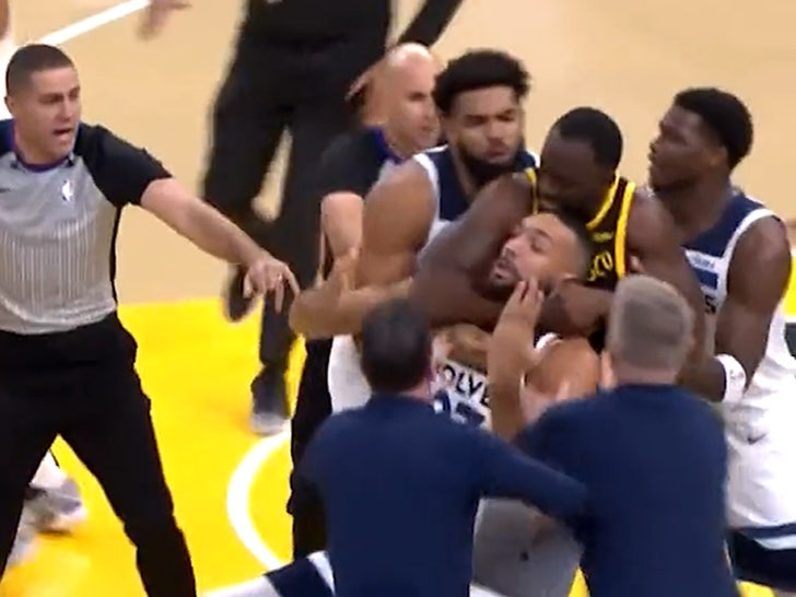 Draymond Green Suspended For Rudy Gobert Chokehold During Warriors Vs.  Wolves Fight, choke hold 